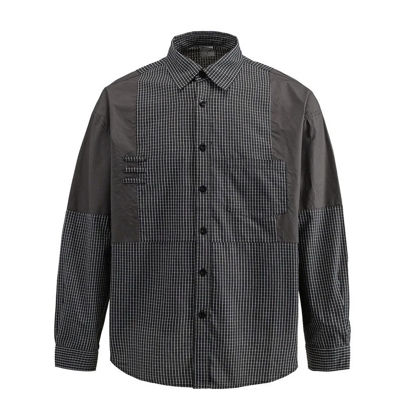 FACTCHECK High Quality EU US Size Retro Plaid Color-Block Work Shirt Unisex Loose-Fit Travel Holiday Casual Long-Sleeve Shirt
