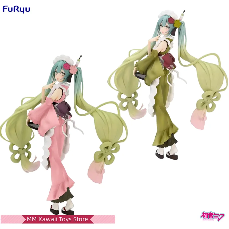 furyu-original-hatsune-miku-action-figure-anime-para-criancas-saia-matcha-presentes-de-aniversario-para-meninos-e-meninas-vocaloid