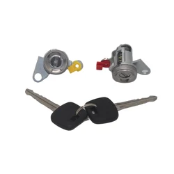 Cilindro de barril de cerradura de puerta delantera izquierda y derecha, AL072, 69052-12340, para Toyota Corolla AE110, 1996-2002, Toyota RAV4, 2 uds.