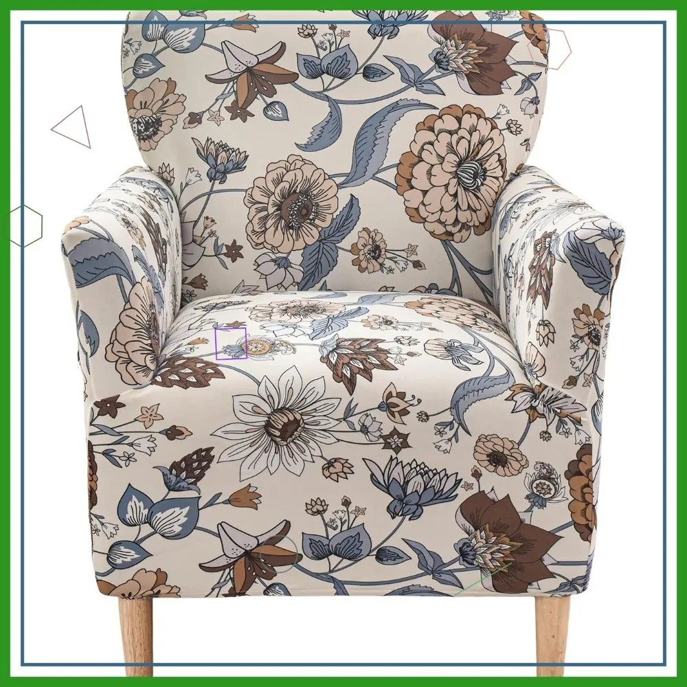 Capa elástica moderna para poltrona de banquete, 1 peça com braços, protetor macio para sala de estar, sofá de escritório