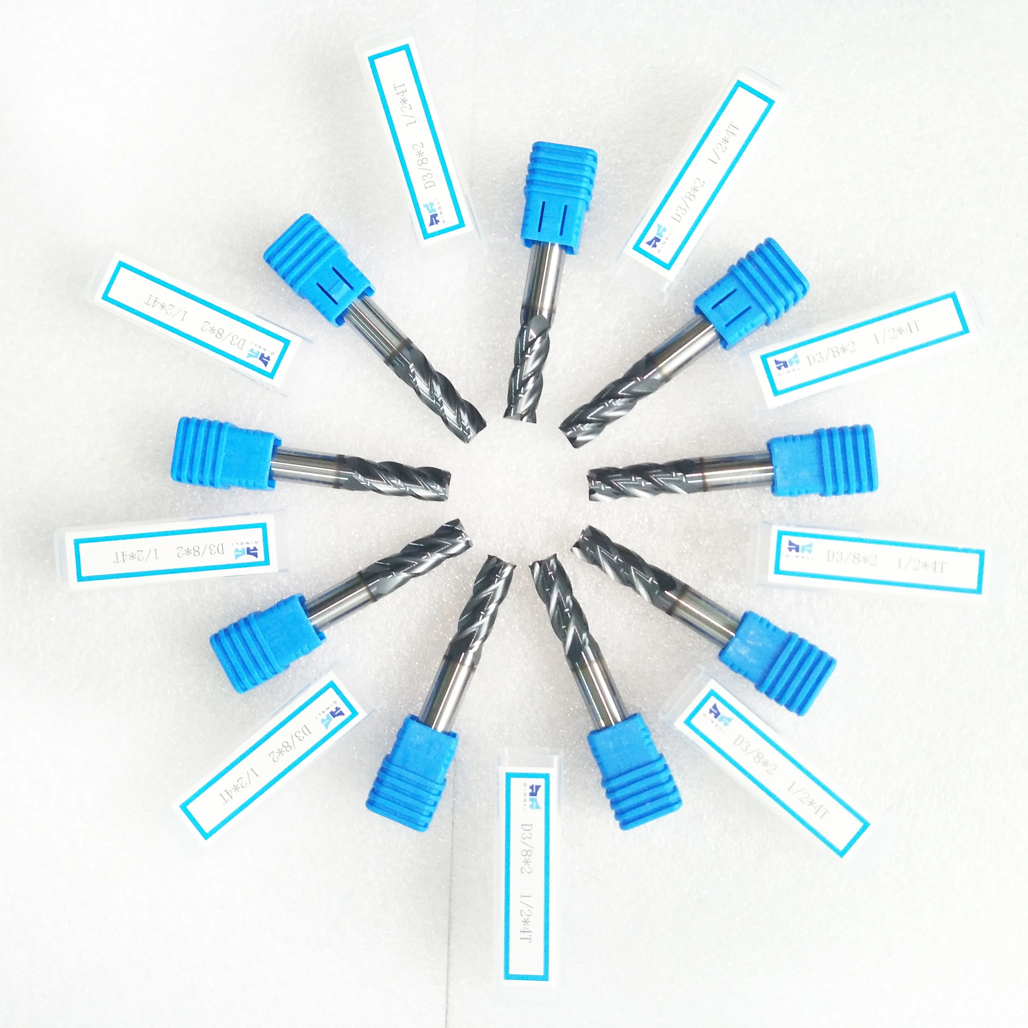 TLF DLCC Customized 5-Flute Cutting Tools Carbide End Mills Flat End Mill for CNC Machine Processing