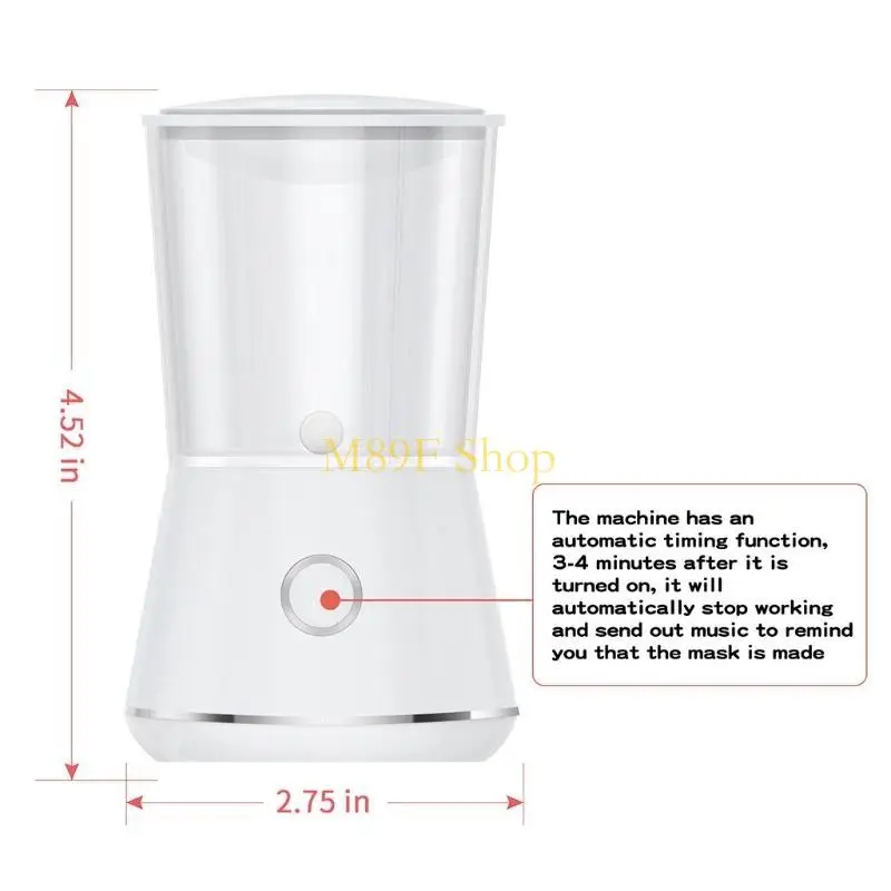 M89F 1Set Face Maker Máquina para tratamiento con máscara Mascaras vegetales fruta natural Diy Herramienta