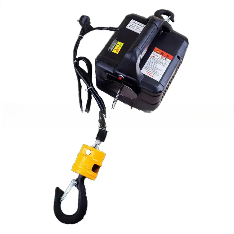 

Household Portable Crane Hand Winch Pull Block Wire Rope Hoist 220V 100Kg 200Kg 300Kg 500Kg