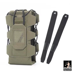 DMgear Tactical Radio Pouch portabottiglie Multi-funzione MOLLE Pouch borse da caccia regolabili BG67