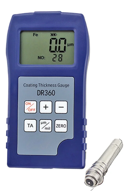 Coating Thickness Gauge Dr260 Fire Retardant Coating Galvanized Coating Paint Thickness Gauge Dr9000s