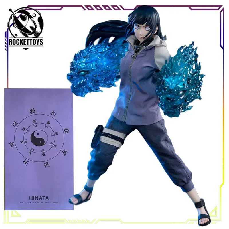 

Rocket Toys Original Naruto 1/6 Scale Action Figure Series Hinata Hinata Anime Action Figure Model Toys Ornaments Gifts for Boys
