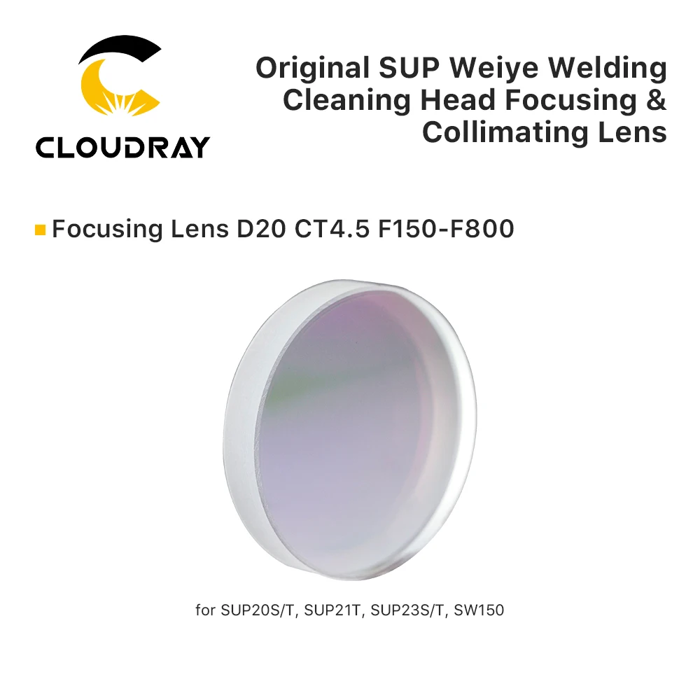 Imagem -03 - Cloudray-focando e Colimando Lentes Weiye Sup Fibra Laser Soldagem Cabeça Original 1064nm
