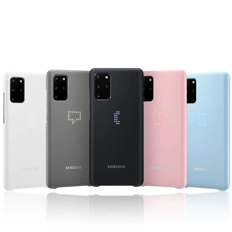 สมาร์ท LED สําหรับ Samsung Galaxy S20 S20 + S20 Ultra LED ปกหลังอารมณ์ LED Lighting Effect เคสโทรศัพท์ LED กรณี