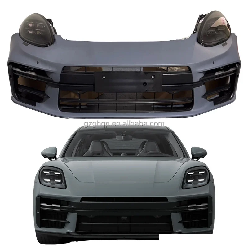 

Original Body Kit Front Bumper Suitable for 10-17 970 Upgrade 976 GTS New Turbos Front Bumper Headlights