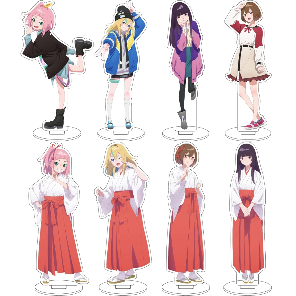 Figura Acrílica de 16CM del Anime Jellyfish Can't Swim in the Night, Kozuki Mahiru, Yamanouchi Kano, Watase Kiui, con Base, Regalos y Adornos