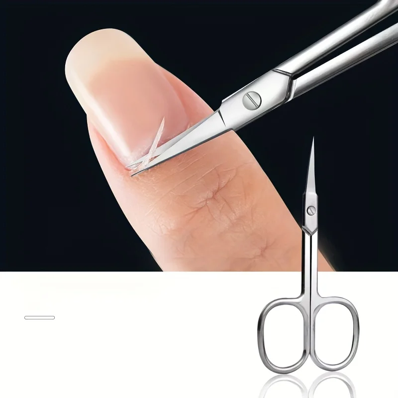 المهنية أداة تشذيب البشرة كماشة مقص الحواجب الفولاذ المقاوم للصدأ الأنف مقص عر مقص أظافر مزيل لباديكير ماني #5