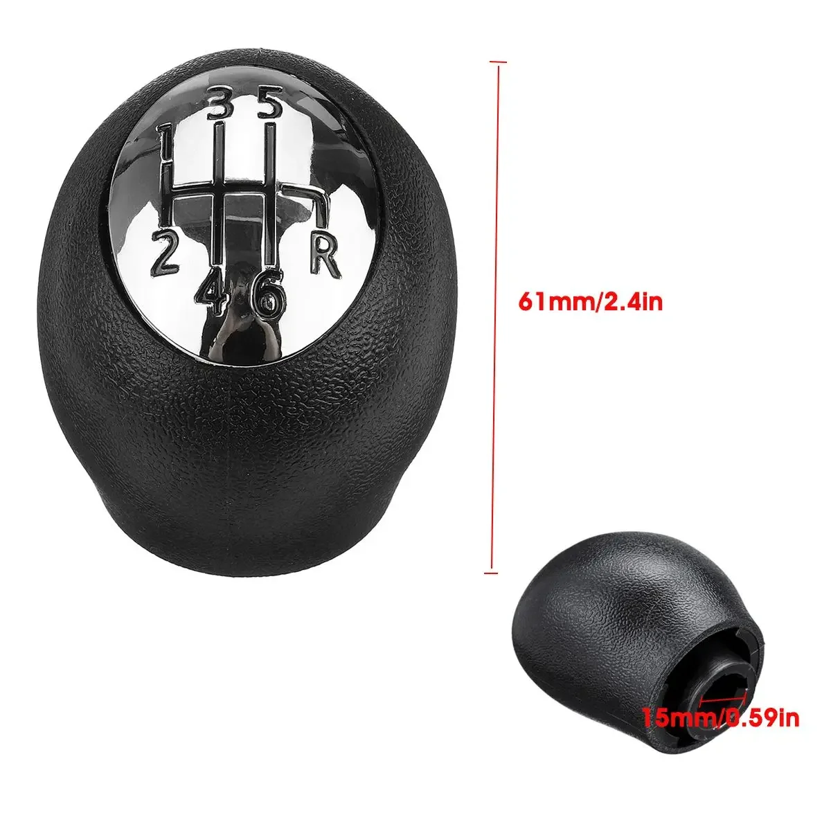 6 Speed Gear Shift Knob Manual Gear Lever Shifter Gaitor For Renault Megane/Scenic/Laguna For Opel Movano for Nissan Interstar