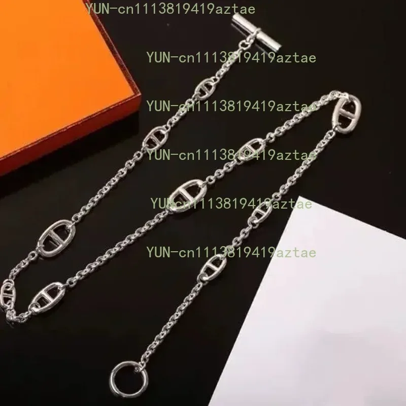 NEW Light Luxury European and American Fashion, Various Wearing Styles Shoulder Chains, Multi-layer Stacked Pig Nose Necklace