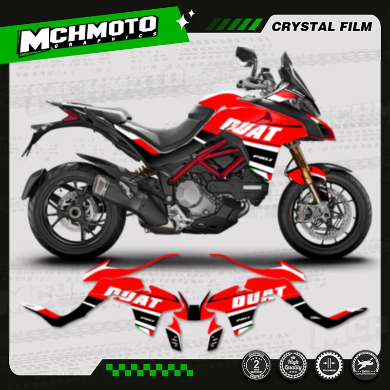 

MCHMFG Motorcycle Team Motorcycle Decal Stickers For Multistrada 2018 1260 -002