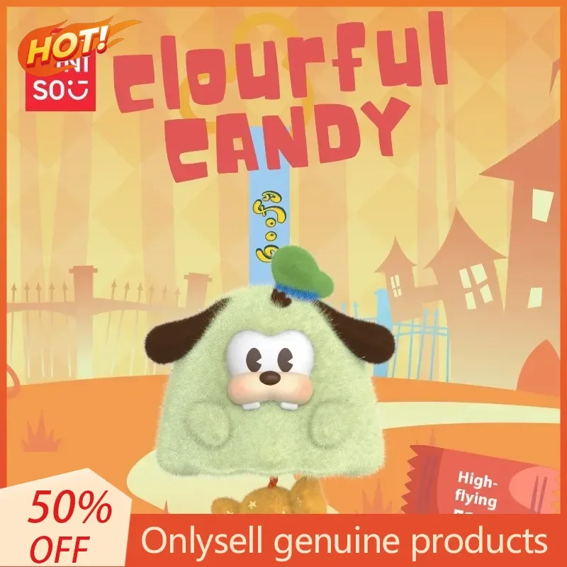 Caja ciega de juguete, familia de Mickey, caramelo colorido, caja ciega de vinilo, colgante, regalos de la serie, colgante de bolsa de regalo de Halloween