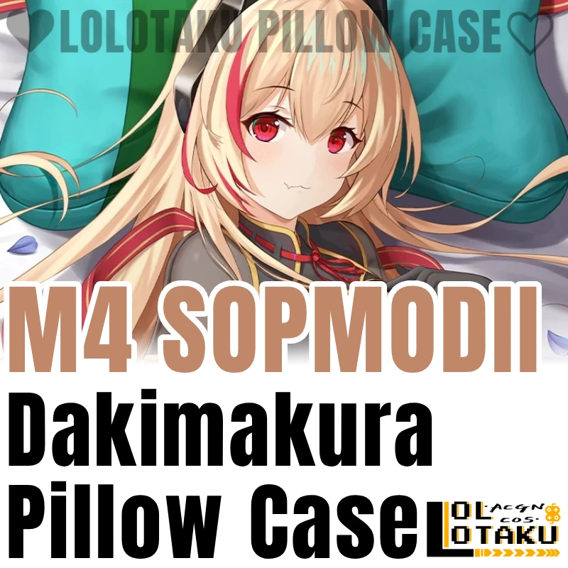 M4 SOPMODII Dakimakura Girls Frontline Hugging Pillow Case Otaku Full Body Pillow Cover Cushion Case Home Bedding Decor QYZY
