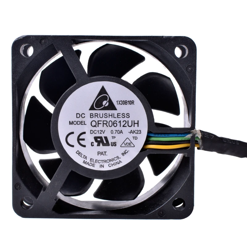 6CM 6025 60x60x25mm QFR0612UH 4-wire 4Pin PWM double ball bearing high volume air cooling fan