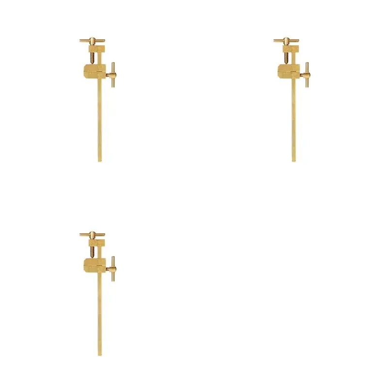 AC88-3X Woodworking Wood Clamp, Brass Parallel Clamp Fast Fixed Clip Auxiliary Fixture Splicing Board Positioning Panel 18Cm