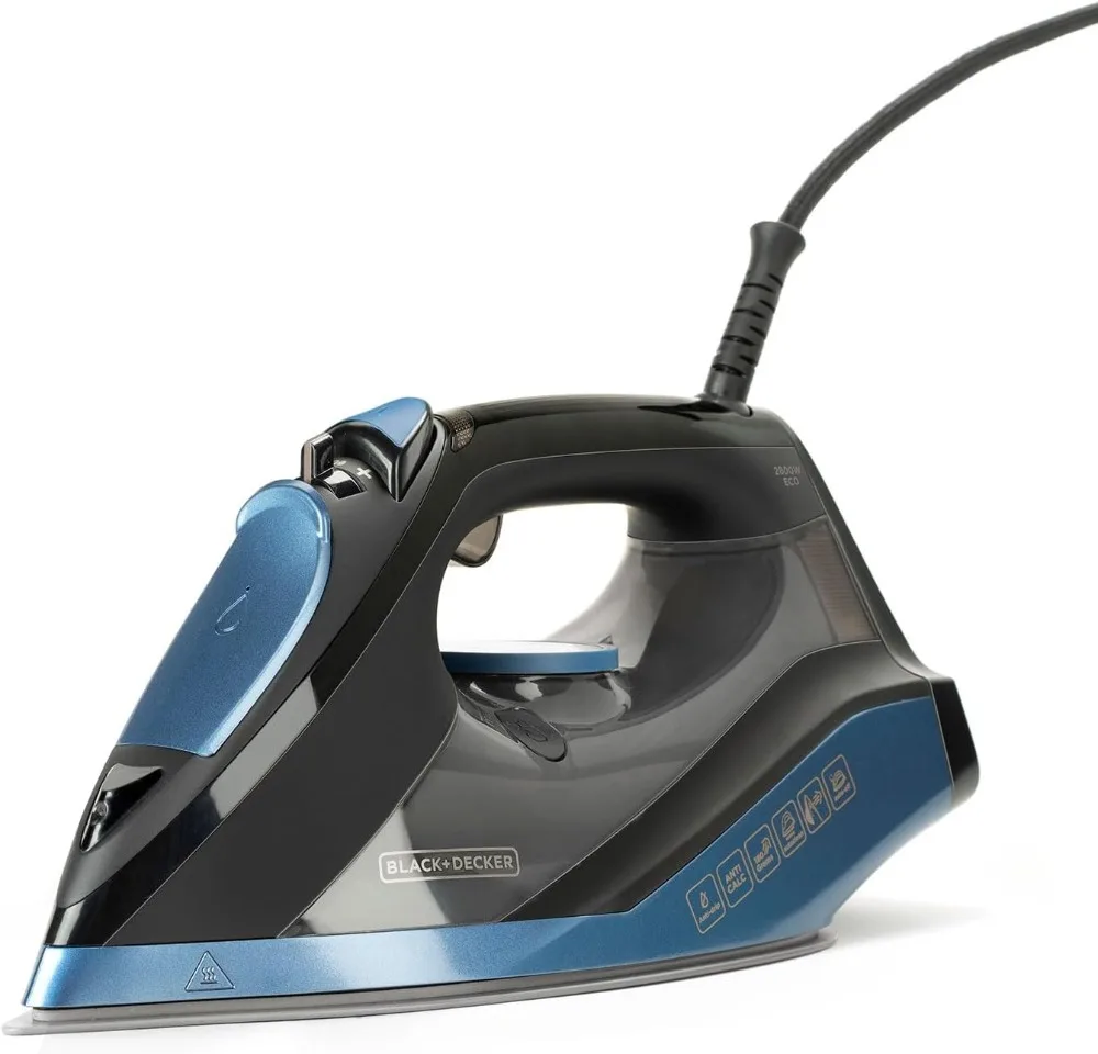 Plancha de Vapor, 2800 W, cerámica, golpe de vapor de 180 g/min, vapor continuo a 45 g/min, función aut