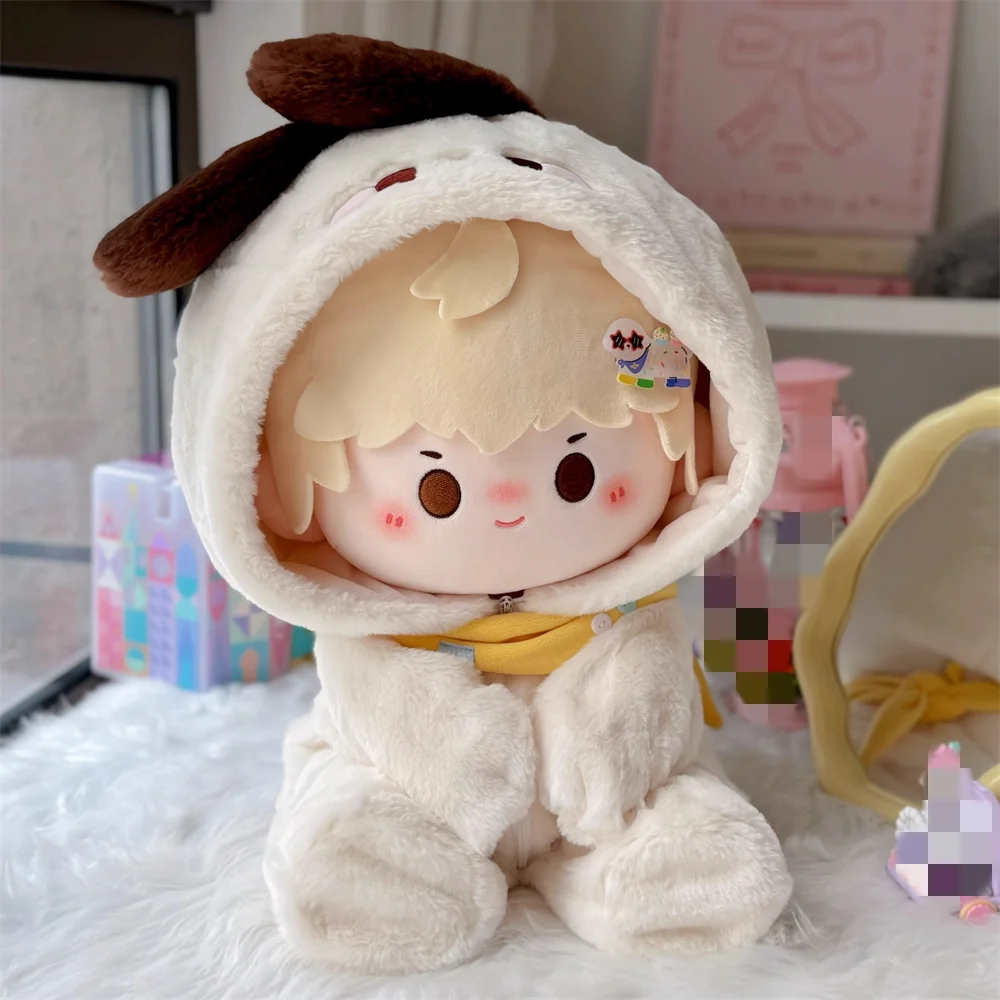 원래 사자 토끼 곰 강아지 동물 점프 슈트 40cm 앉아 바디 인형 장난감 의상 옷 코스프레 선물