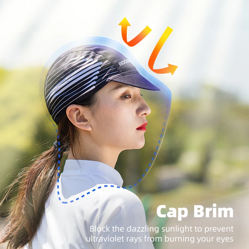 ROCKBROS Cycling Cap Sun Protection Breathable Motocycle Riding Hat Men Women MTB Helmet Bike Cycling Headwear Gorra Ciclismo