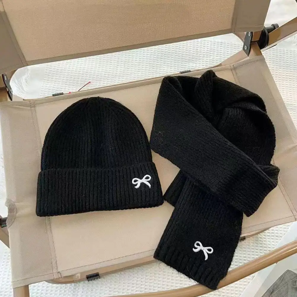 Cozy Knit Hat Scarf… - image