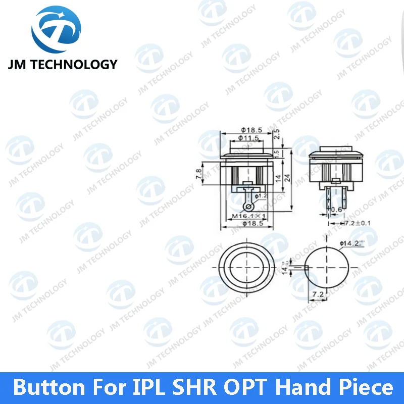 ปุ่มสําหรับ IPL SHR OPT มือชิ้น