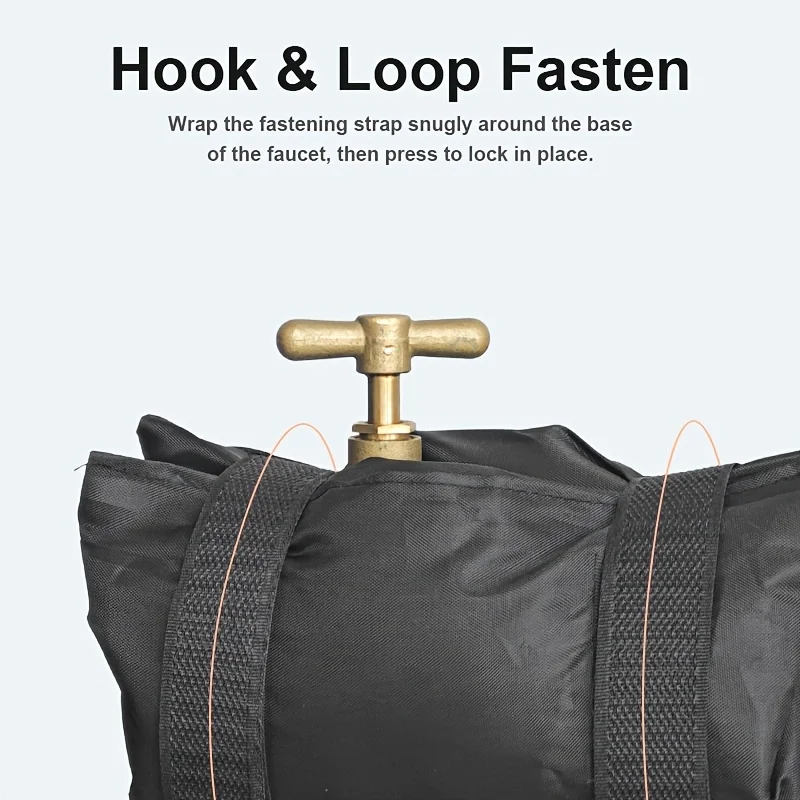2/1 Piece Set of Winter Anti-Freeze Outdoor Faucet Covers, Thickened Thermal Insulation Faucet Covers, Universal Size, Suitable for Garden Hose Connectors, Outdoor Faucets, and Wall Water Pipes