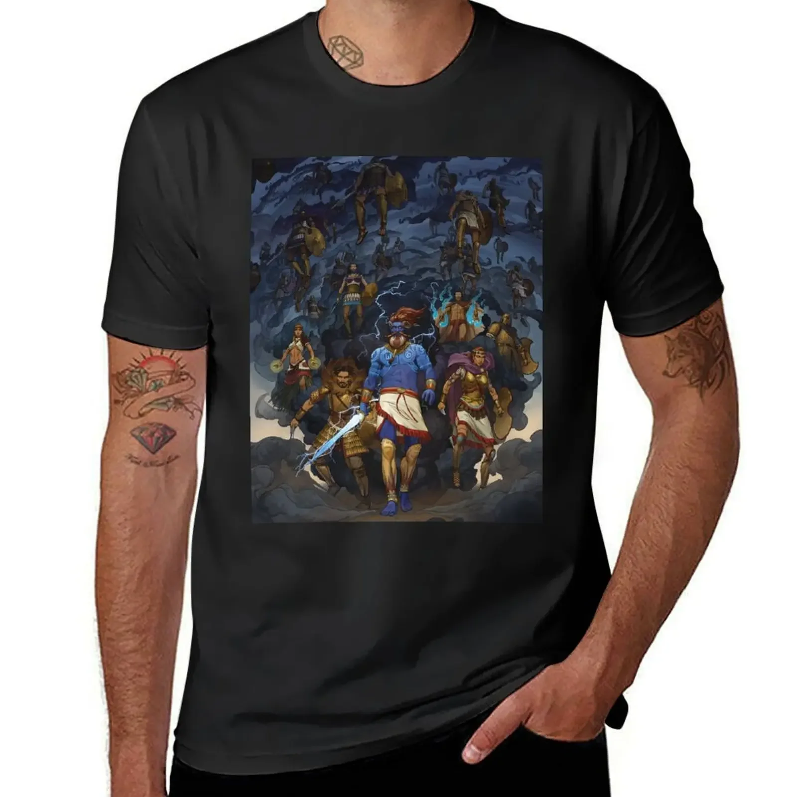 

RuneQuest: Roleplaying in Glorantha, Heroes of Orlanth by Andrey Fetisov T-Shirt tops essential t shirt mens champion t shirts