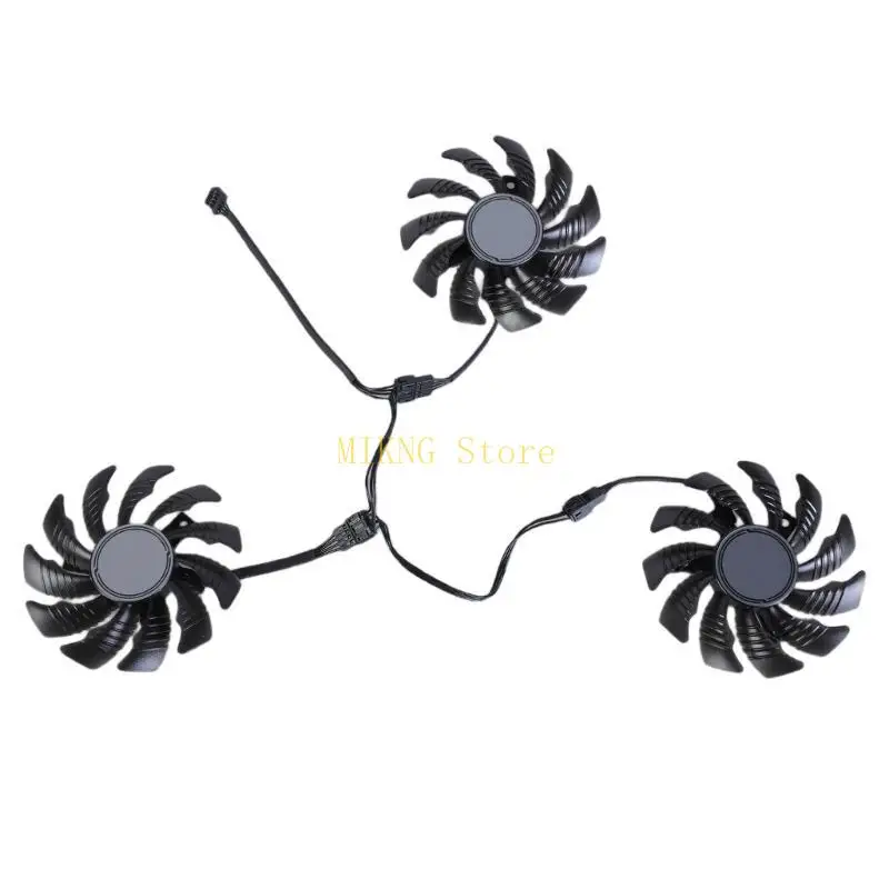 Graphics Card Cooling Fan for RTX3050 3060 3060TI Video Card Optimaled Cooling 4Pin PLD08010S12HH Quiet Fan 3PCS best sale