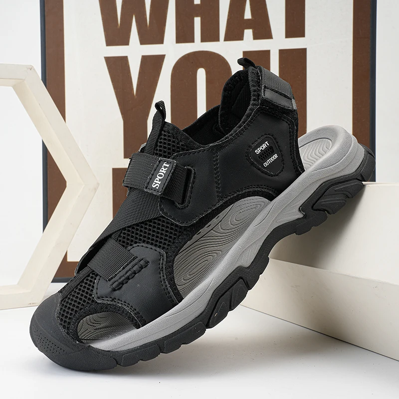 

Summer Men's Sandals Outdoor Hiking Camping Shoes for Men Breathable Water Beach Men's Walking Shoes Non-slip Upstream Sneakers