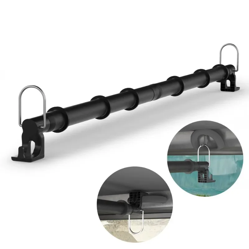 Automotive Hanger Rod 30-64 Inch - Heavy Duty Automotive Anti-Wrinkle Hanger - Adjustable Retractable Hanger Rod