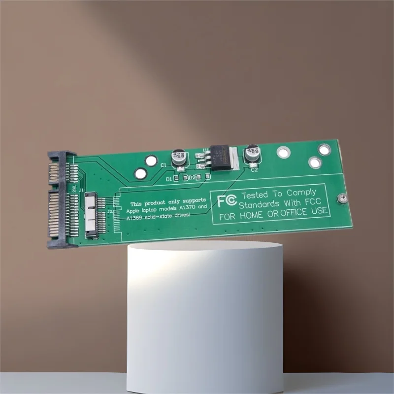Adaptor SSD ke SATA untuk MacBook Air 2010 2011 A1369 A1370 A1375 A1377 6+12pin M.2 SATA SSD ke SATA3.0 22pin Kartu Konverter Riser