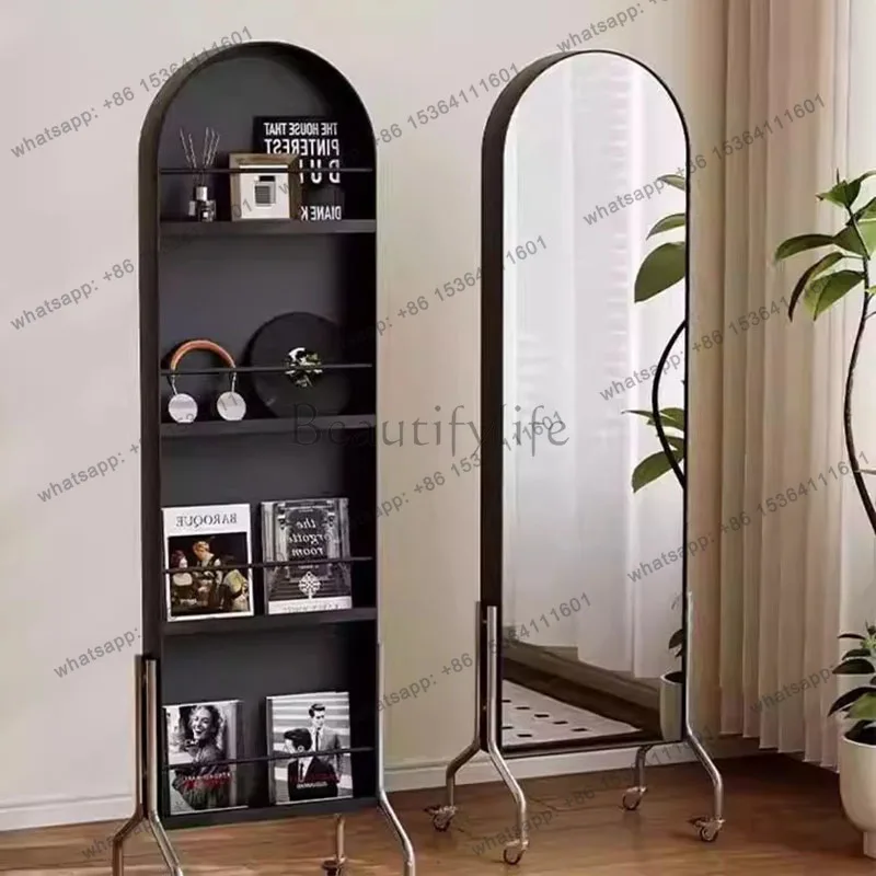 LD Aesthetic Full Body Mirror Floor Makeup Living Room Floor Barber Frame Mirror Modern Bedroom Espelhos   Decorations