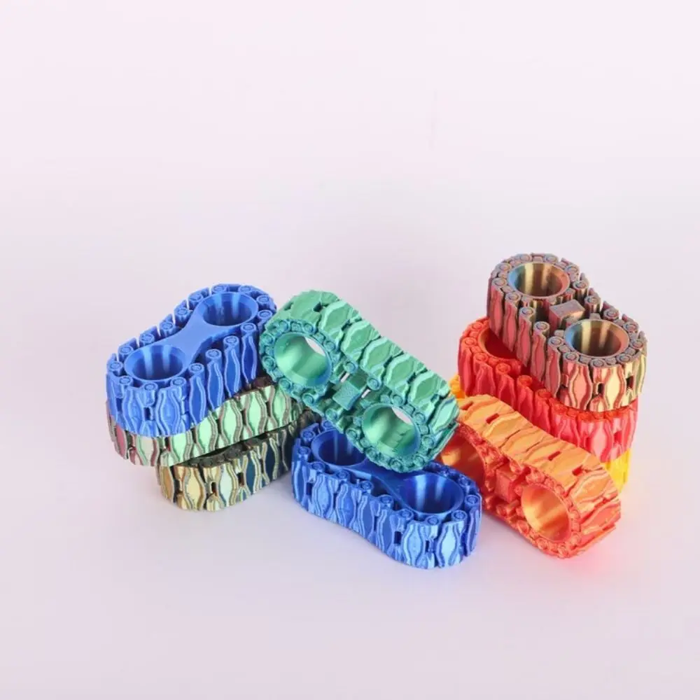 Spinning Top Sprockets Fingertip Gyro Metal Fingertip Sprocket Bike Chain Gear Fidget Durable Diy Wheel Gear Chain Gyroscope