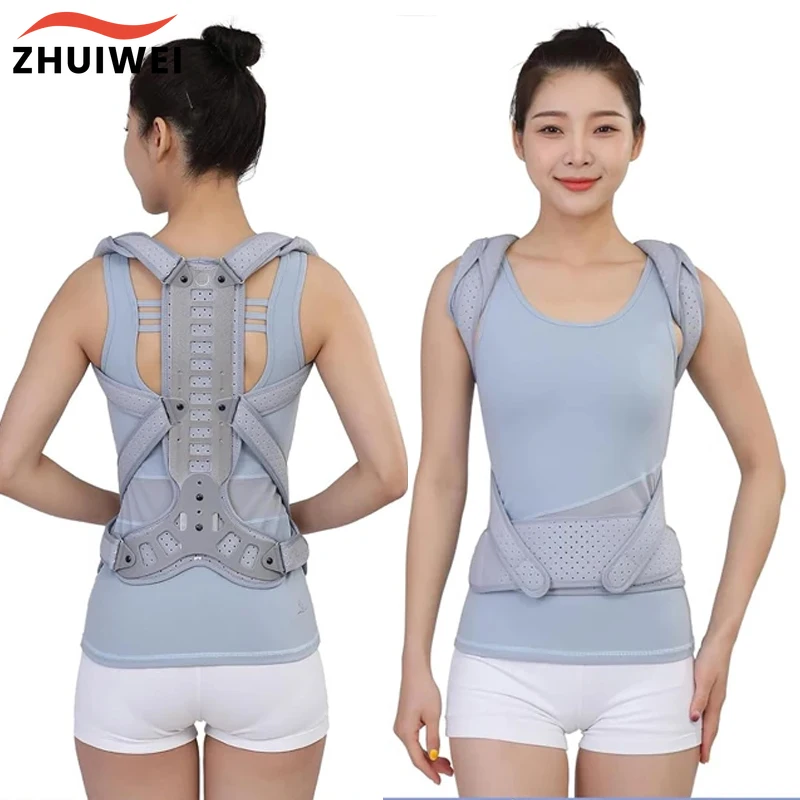 Spine Back Support Brace Improves Posture Corrector for Men Women Back Shoulder Neck Pain Relief Lumbar Support Straightener