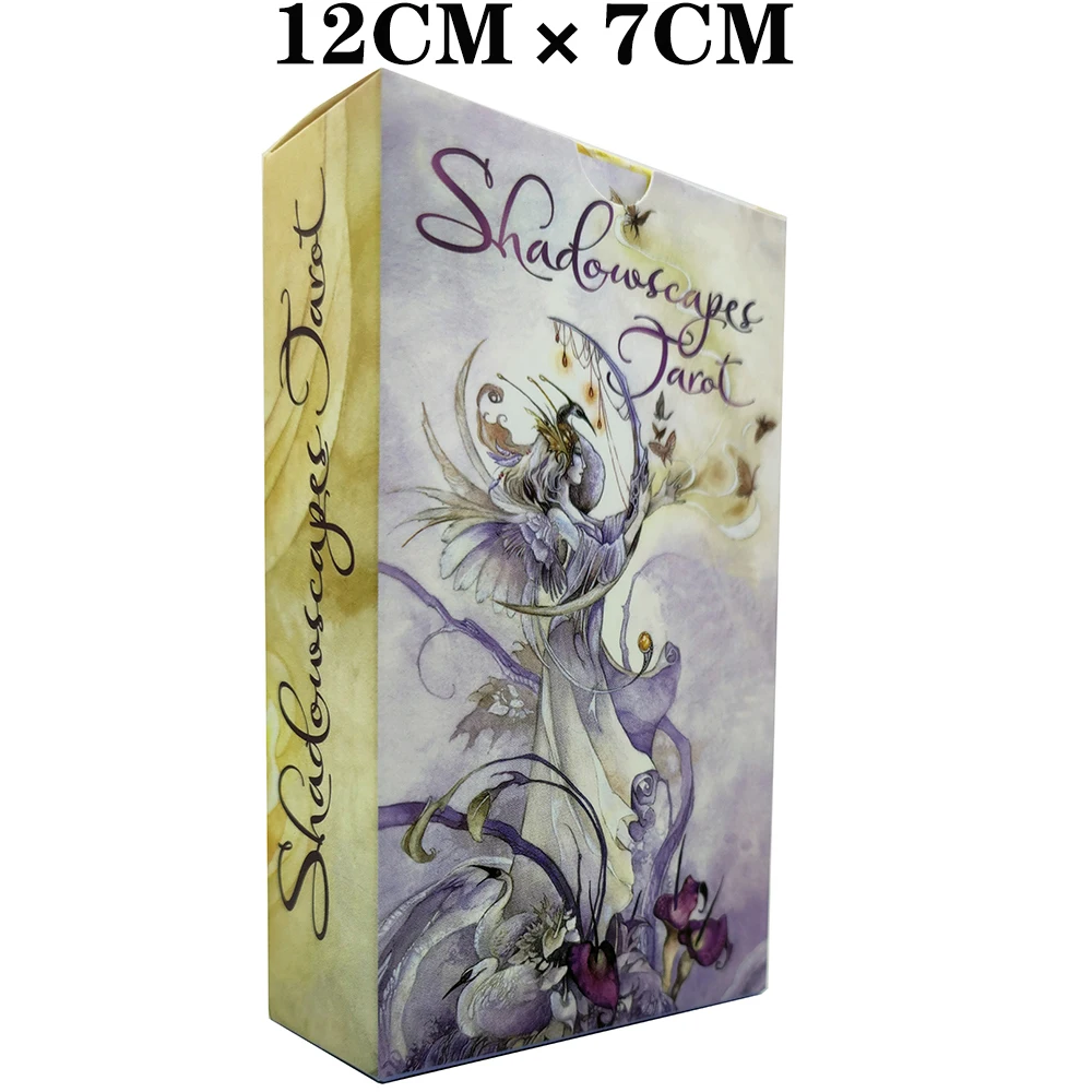 12×7CM cards.Shadowscapes Divination Tarot with Guide Book Tarot Unique Indie Tarot Deck for Beginne Tarot Deck for Beginne
