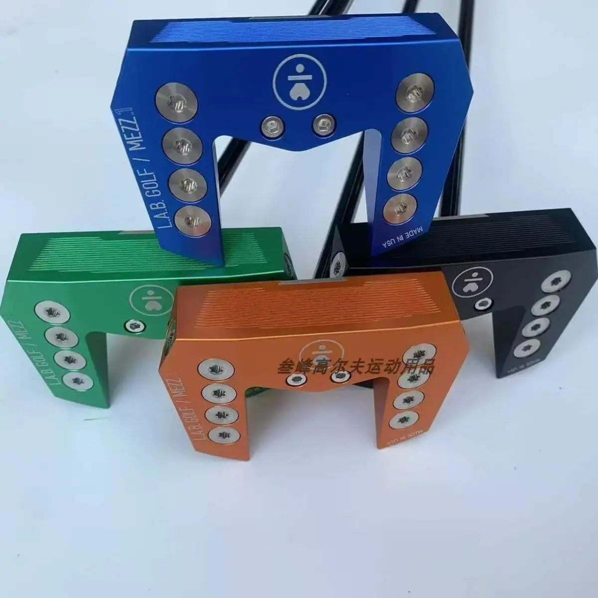 

LAB Putter MEZZ.1 Balanced Zero Torque Putter Черный Синий Красный Зеленый Оранжевый графитовый вал Гольф-клюшка с крышкой головки