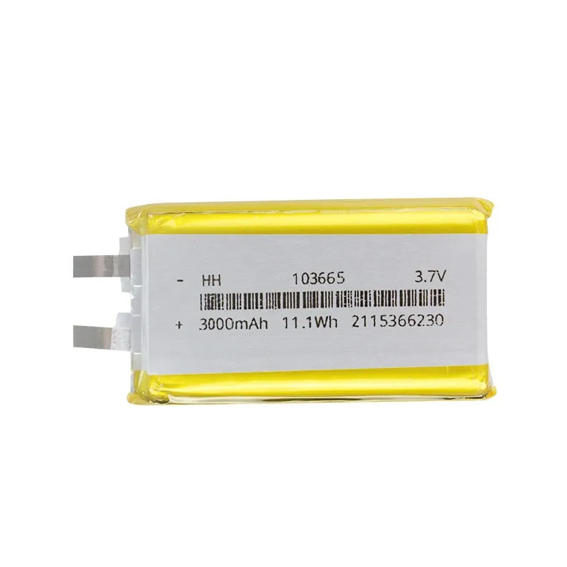 103665 Polymer Lithium Battery 3.7V3000mAh Mobile Power Bank Warm Hand Treasure Small Home Appliance Digital Lithium Battery