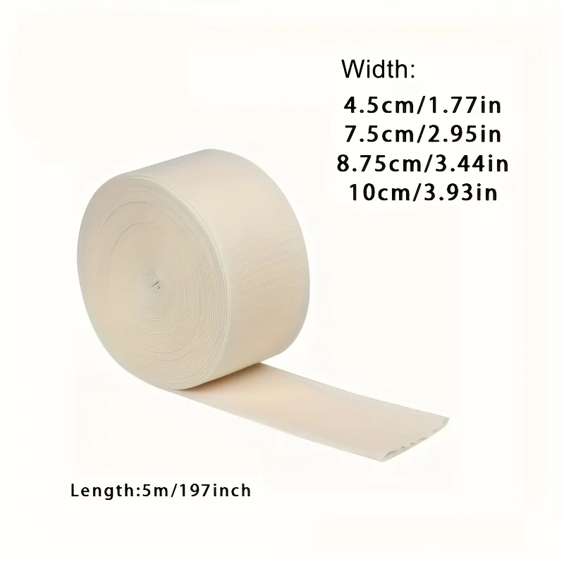 1Roll Elastic Tubular Bandage Roll - Suitable For Arms, Legs, Comfortable Support, Suitable For Men, Women