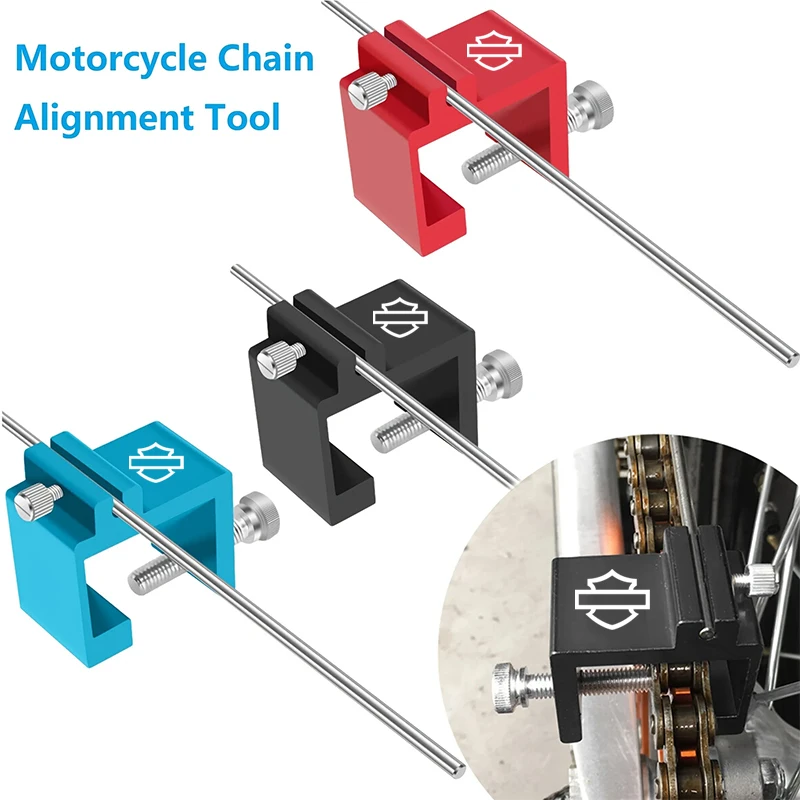 Dragonfly Motorcycle Chain Alignment Tool For Harley Davidson PA1250 Softail Sportster VRSC Touring X48 883 1200 Accessories