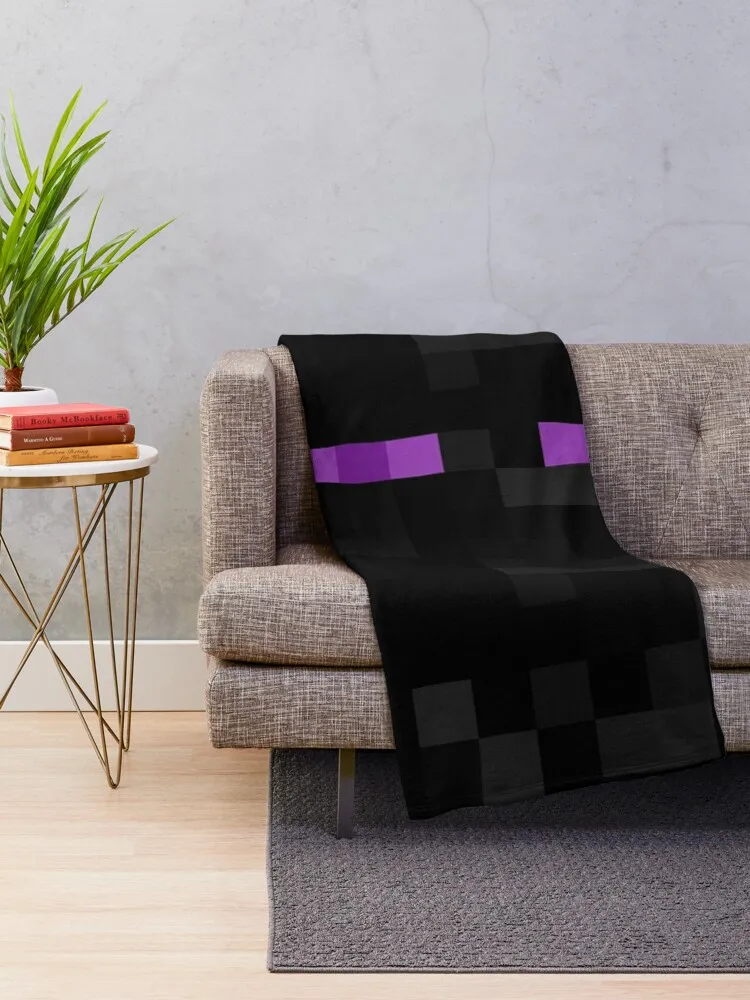 Enderman pattern Throw Blanket