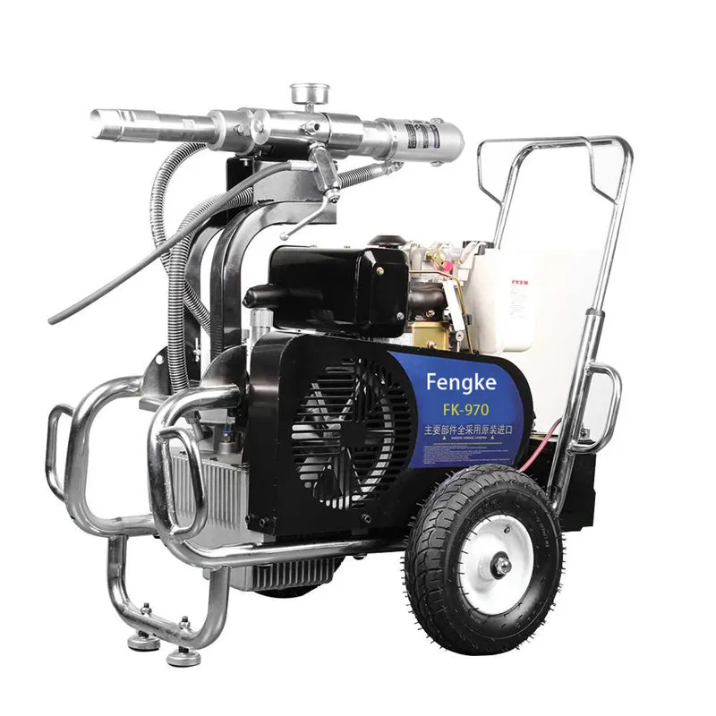 Strong Power 10.0L 4000W Copper Brushless Motor Paint Putty Plaster 970 Electric Airless Sprayer And Waterproof Spraying Machine