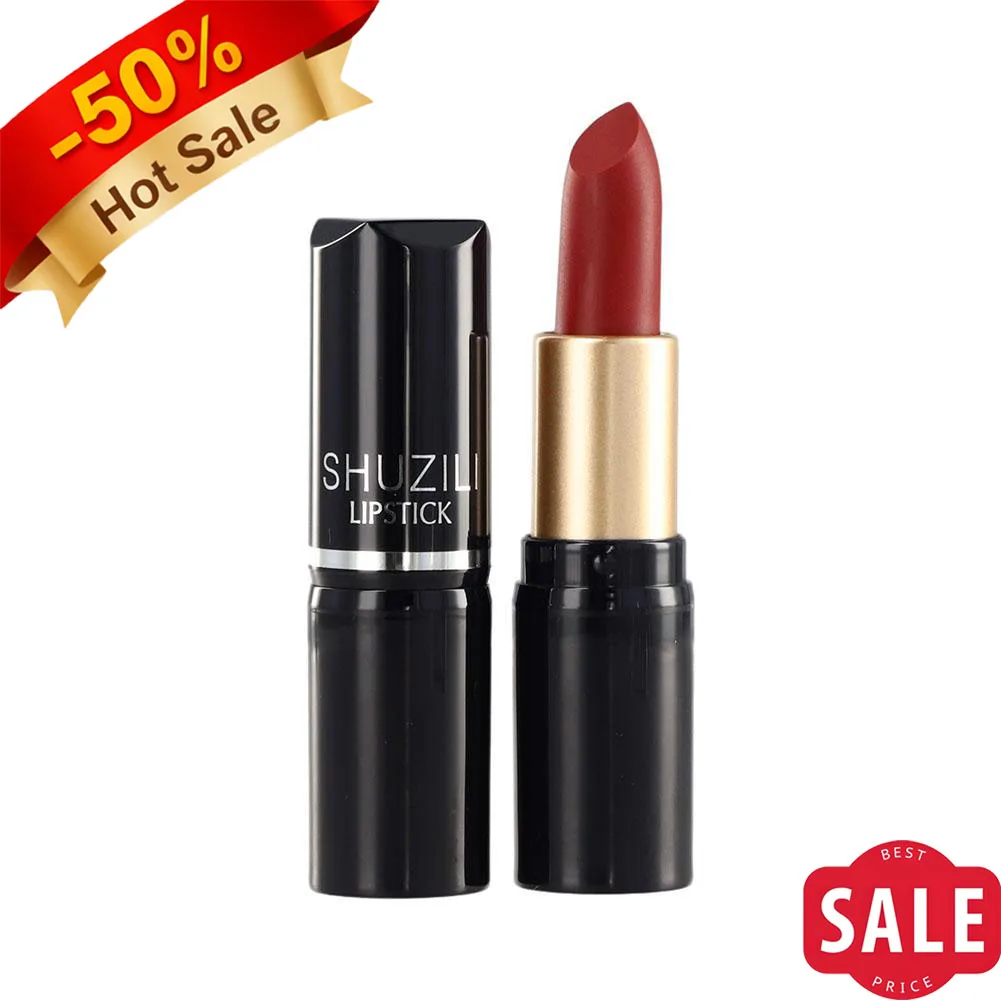 女性用リップスティック 保湿力があり塗りやすい 長持ちするメイクアップ 保湿＆軽量 超光沢クリームリップスティック