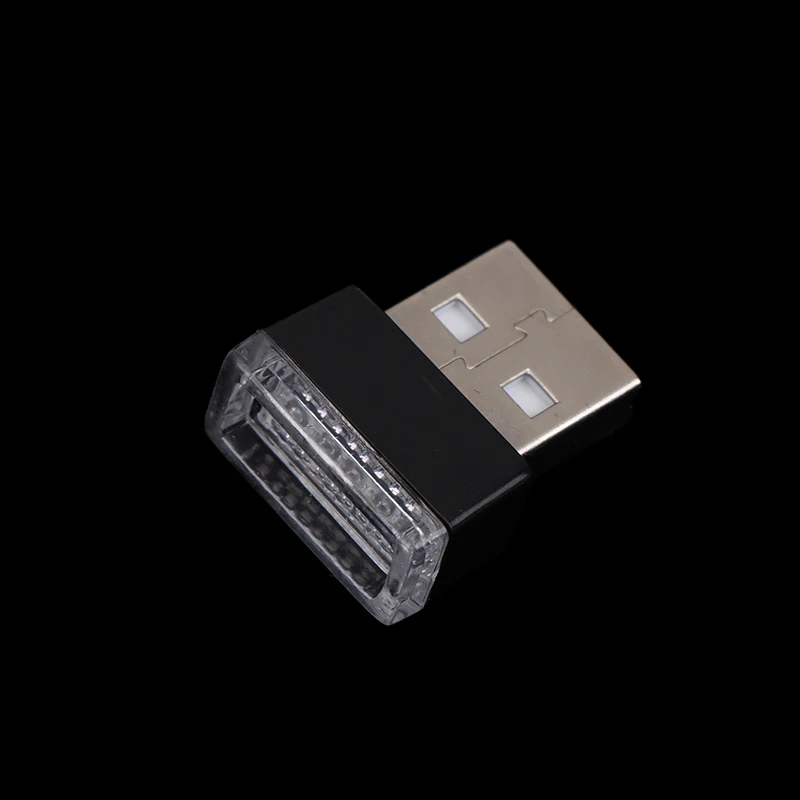 مصباح داخلي للسيارة LED USB صغير ، جو سيارة ضوء نيون ، ديكور التوصيل والتشغيل ، مصباح محيط ، تصميم سيارة ، جديد ،