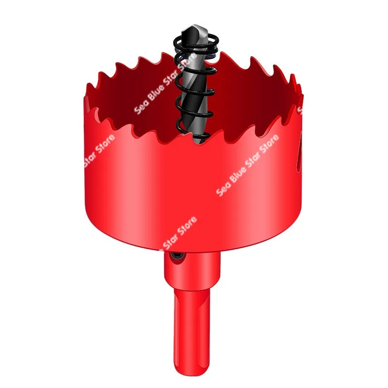 Woodworking hole opener Bimetal hole opener M42 gypsum board plastic iron plate metal woodworking drill reamer