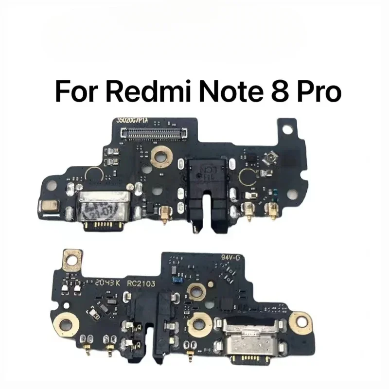 Pop Full IC For Redmi Note 8 Pro Microphone USB Plug Fast Charging Port Connector Charger Board Flex Cable