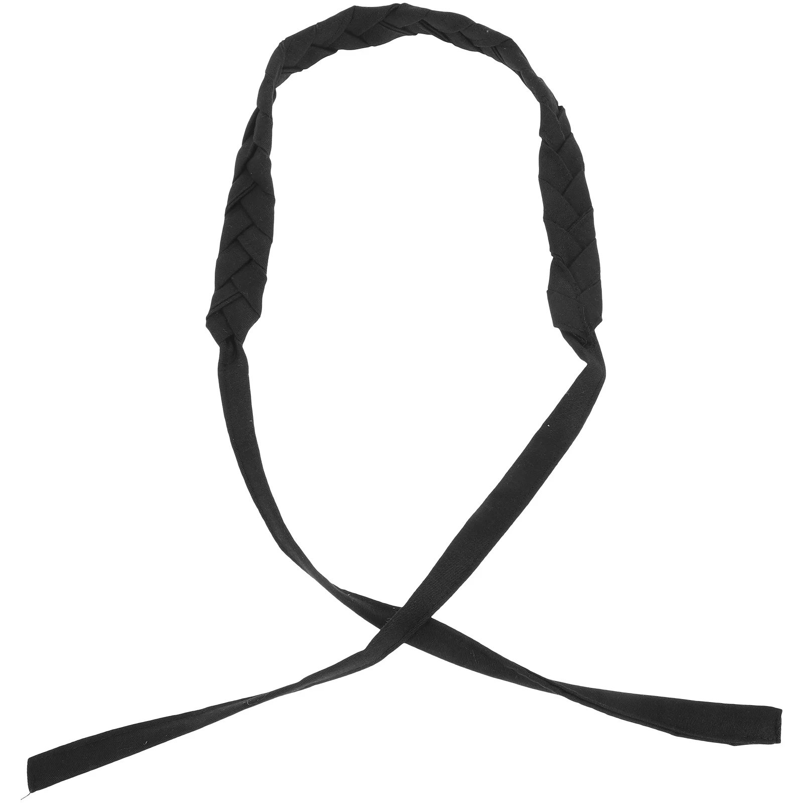 

Braiding Headband Cotton Linen Adjustable Sweat-Absorbing Chef Working Headband for Karate Running Restaurant Use Japanese Style