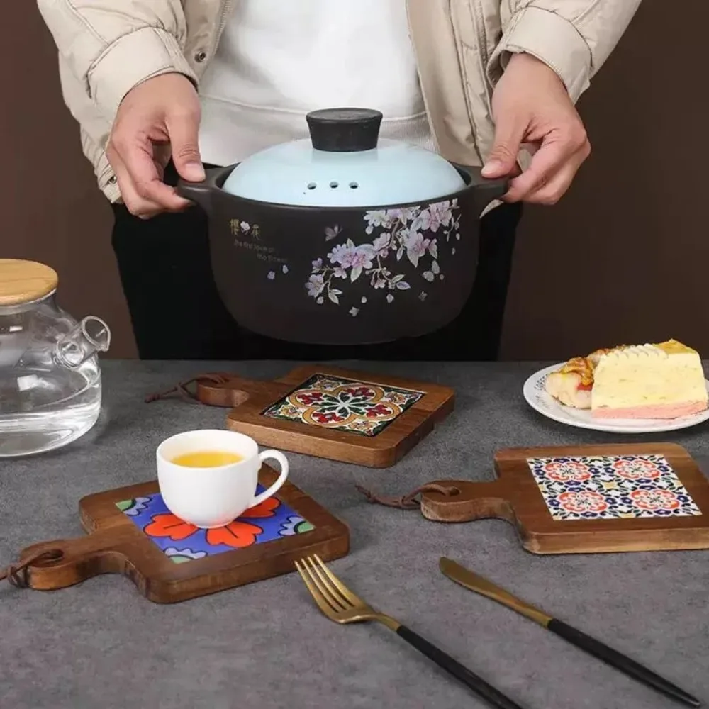 Manteles individuales  mara, tapete para mesa, posavasos impermeable, aislamiento, tapete para taza  café, coración  cocina, tap