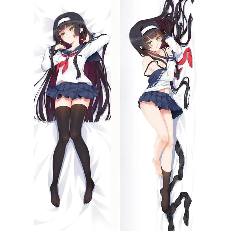 

Dakimakura Anime Pillow Cover Bishoujo Mangekyou Double Sided Print 2Way Cushion Bedding Gifts